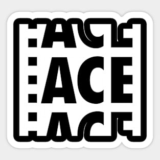 Classic ACE Logo Sticker